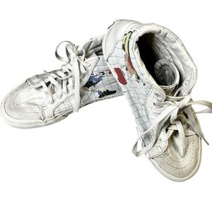 Vans Sk-8 High-Top Save the Planet Sneakers. Men size 6.0 Women's 7.5